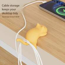 Cute Cat Desk Side Hook, Punch-Free Backpack Hanger For Office School Home Storage - Hook - View 5