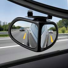 2pcs 360° Rotatable Dual-Lens Blind Spot Mirror – Wide-Angle HD Rearview Auxiliary Mirror For Universal Cars, SUVs & Trucks - A - View 11