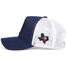 1 قطعة قبعة شاحنة TW للرجال، قبعة بيسبول مطرزة بنمط حرف شخصي وبوصلة شمس، قبعة شبكية موضة الشارع، قبعة كاجوال للحماية من الشمس في الأماكن المفتوحة، السفر/الربيع/الخريف/الشاطئ/العطلات - متعدد الألوان - مشاهدة 6
