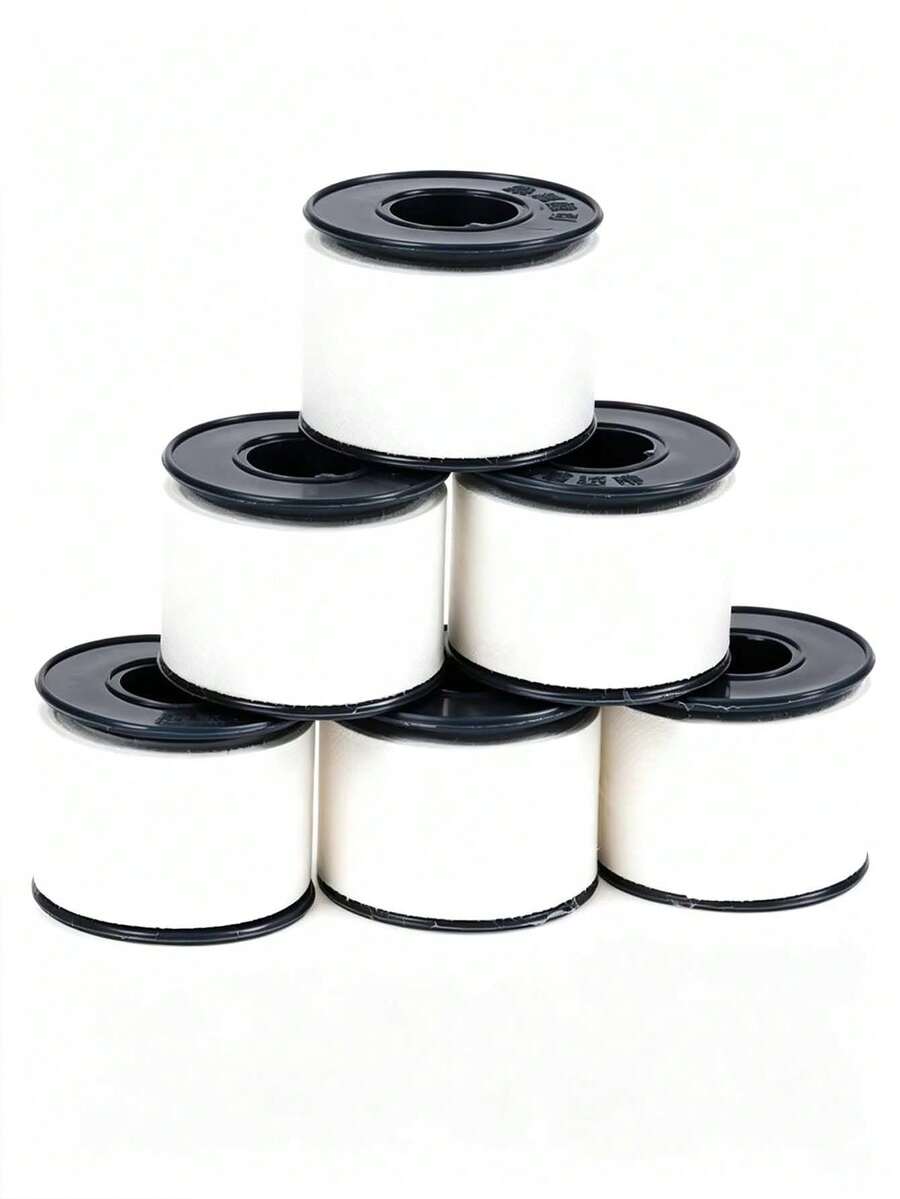 1 Set 5pcs Pressure-Sensitive Adhesive Tape For Wound Dressing, Breathable Cotton Self-Adhesive Tape - Multiple Specifications - View 1