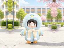 TOPTOY Dynamic Youth Soft Heart Series Vinyl Plush Pendant Blind Box Hanging Ornament Doll Peripheral Gift - Multicolor - View 5