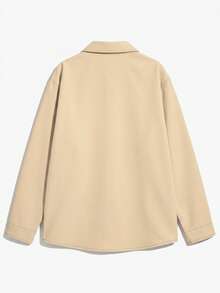 Jaket Pria Kasual Musim Semi/Gugur Model Baru dengan Kerah, Cocok untuk Perjalanan Sehari-hari, Liburan, dan Hadiah. - Khaki - View 7