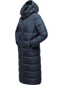 Plus Size Down Coats - Gray-303 - View 10