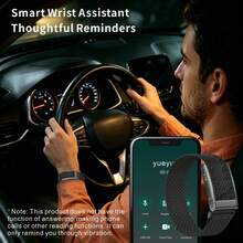 SENBONO Unisex Screenless Smart Band, Heart Rate Monitoring, Women's Menstrual Cycle Reminder/Sedentary Reminder/24-Hour Monitoring/Sleep Monitoring, Step/Calorie/Distance Tracking, APP Data Sync & View - View 3