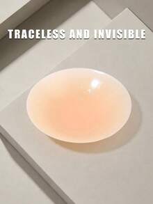 2/10pcs Solid Adhesive Nipple Covers, Invisible And Comfortable, Compact And Portable, Suitable For Beach Trips And Travel, Compatible With Dresses, Camisoles And Bikinis - Multicolor - View 9