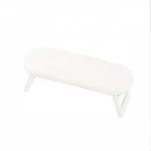 Nail Art Hand Rest Pad, Arm Support Cushion, Portable Manicure Hand Pillow, Comfortable Wrist Support Stand, Non-Slip Stable Design, Suitable For Gel Nail Extensions, Manicure Salon Home DIY Nail Art Tools, Beauty Accessories - White - View 5