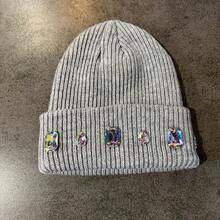 1pc Colorful Rhinestone Beanie Knit Hat Punk Style With Rhinestones Autumn/Winter Fashion Versatile Couple Hat Warm Hat Suitable For Daily Wear, Home, Outdoor, Cycling, Fishing (Rhinestone Color And Position Random) - Multicolor-d - View 12