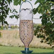 2pcs Outdoor Garden Hanging Bird Feeder, Plastic Feeding Bowl, Automatic Outdoor Bird Feeder, Wild Bird Feeder - A - View 5