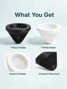 Aquarium Floating Plant Basket,Hanging Pot For Fish Tank Plant,Fish Tank Water Plant Cultivation Holder For Aquatic Growing, Betta Hydroponic Tool - Multicolor - View 5