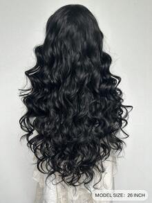 New Fashion Favorite, 26-Inch Long Curly Hair, Rose Net + Two Clips Fixed, Hair Strands Made Of Protein Silk From Synthetic Materials: Looks Natural, Suitable For Parties, Role-Playing And Daily Use - Multicolor - View 8