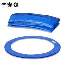 Blue Replacement Trampoline Spring Surround Pad, Foam Edge Protection Cover, Universal Trampoline Accessories Fit 12ft Trampoline Frame - Blue Colour - View 6