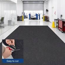 229*520cm Large Garage Floor Mat, Heavy-Duty Protective Mat, Fits SUVs And Pickup Trucks - Grey - View 3