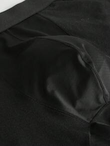 Norcotton 3件組 男士涼感網眼加長版內褲，夏季薄款運動防磨擦四角內褲 - 黑色 - 查看 7