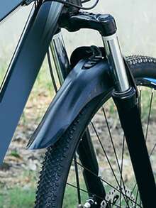 1 Set Bicycle Fender Set Portable And Adjustable Road Mountain Bike Riding Tires Front And Rear Fender High Quality Convenient Mudguards Are Suitable For Mountain Bikes And Road Bikes - Black - View 5