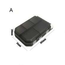 Luya Fishing Accessories Double-Sided Bait Storage Box, Fishing Hook Accessories Box, Plastic Portable Fishing Tackle Box - Multicolor - View 10