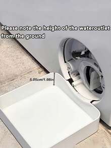 2pcs Washing Machine Drain Pan, Effectively Prevent Laundry Room Washing Machine Water Leakage And Flooding - A - View 6