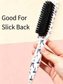 1pc Unisex Plastic Hair Comb/Beard Brush Styling Comb Smooths Frizz And Flyaways Unscented Professional Smooth Back Comb Hair Cleaning Brush Edge Control Comb With Wide Pointed Tail Back Comb And Detangling Comb Convenient For Parting Styling Polishing And Smoothing Hair Creating Smooth Frizz-Free Hairstyle Suitable For Men And Women Recommended As Christmas Gift - Multicolor - View 9