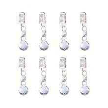 1-4pcs Crystal Glass Tablecloth Clips With Stainless Steel Clamps, Decorative Transparent Window Curtain Weights, Suitable For Home Dinner, Kitchen/Dining Room/Home/Garden Decor, DIY Tablecloth Decor Hanging Accessories Set - View 11