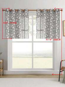 1pc/2pcs Premium Boho Style Embroidered Sheer Curtains For Living Room & Bedroom, Minimalist Line Art Voile Drapes, Fade Resistant Soft Light Blocking Breathable Home Decor, Easy To Install And Maintain - Grey - View 27