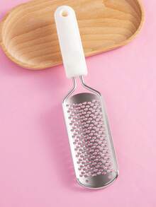 1pc Stainless Steel Foot File Scraper, Foot Exfoliating Grinder, Removes Hard Skin, Cracked Skin And Dead Skin, Suitable For Dry And Wet Feet - Multicolor - View 4