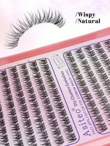 Asiteo 384 Gugusan Bulu Mata Palsu, Tampilan Alami, Ekstensi Bulu Mata DIY, Cocok untuk Penggunaan Sehari-hari, Alat Rias Jepang dan Korea, Gugusan Bulu Mata Lembut & Unik dengan Gaya C-Curl Tersegmentasi, Bulu Mata Palsu Individual - C - View 7