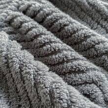 1pc Jacquard Fitted Sheet (Pillowcase Not Included), Multiple Colors Available, Soft & Warm Mattress Protector, Full Elastic Design, Comfortable & Durable Home Textile, Bedroom Bedding, Suitable For All Seasons, Perfect Gift - Dark Grey - View 4