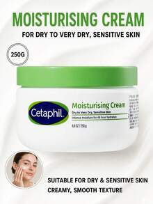 Cetaphil Moisturizing Cream, Multi-Purpose Face And Body Cream 250g, Long-Lasting Hydrating Gentle Skincare Cream, Suitable For Dry And Sensitive Skin Daily Use - 250g - View 7