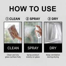 JUE FISH Reflective Window Film Spray, Reflective Privacy Spray, Convenient, Durable, Wear-Resistant, Multi-Scenario Application Spray - A - View 10