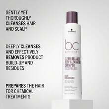 Schwarzkopf Bonacure Clean Balance Cleansing Shampoo 250ml - Shampoo - View 5