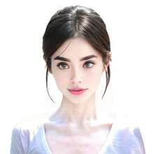 8-Character Bangs Fashion Natural Wig Hairpiece For Women, Seamless Lightweight Thin Top Hair Extension Clip-In Hair Accessory - Coffee Brown - View 11