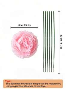 1/5/12/24/36 Stems Artificial Peony Flowers, Suitable For Wedding Party Decoration, Cake Decoration, Home Living Room Dining Table Decoration, Artificial Plants, Autumn Decoration, Room Decoration, Desktop Decoration, Garden Decoration, Etc. - Baby Pink - View 4