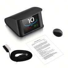 YNF Automotive HUD Head-Up Display | Pemantauan Real-Time OBD2 | Diagnosis dan Eliminasi Kerusakan | Alarm Multi-Bahasa | Kontrol Suhu Air/Tegangan/Kecepatan/Konsumsi Bahan Bakar dalam Satu Layar | Cocok untuk Sebagian Besar Model | Hadiah Liburan - A - View 10