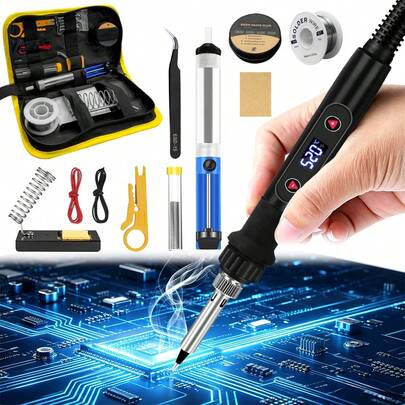 Soldador inalámbrico USB, herramienta de soldadura portátil mini para hogar y DIY, carga de bajo voltaje, conveniente