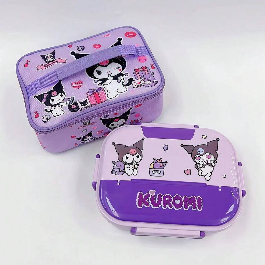 Christmas Halloween SANRIO Tote Bag Crossbody Lunch Box Bag Insulated Cartoon Lunch Bag Bento Bag Crossbody Lunch Box Bag [Random Pattern] - View 1