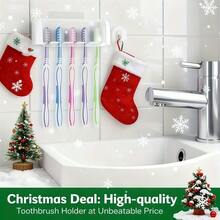 Valentine's Day - High Quality Toothbrush Holder With Holes - Family Shared Enjoyment - Valentine's Day Gift - Cost-Effective Gift - Multicolor - View 6