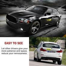 Student Driver Magnet - Please Be Patient, Magnetic Sign, 3Pcs Reflective Novice Sticker, New Driver Decal, Removable Exterior Car Accessories - ColorA - View 6