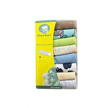 Infant Skin-Friendly Washable Small Square Towel Set, Breathable Soft Baby Bibs Newborn Daily Care Face Wipes (Note: Some Styles May Not Be Shown In Images) - Multicolor - View 9
