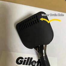 Gillette Razor Blade Head Travel Protection Case Compact And Portable, Drainage Holes Design - Multicolor - View 4