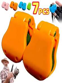 7pcs Fishing Rod Holder Set, Heavy Duty Fishing Rod Storage Organizer With Secure Grip, Portable Beach Lake And Boat Fishing Rod Storage, Ideal Fishing Gear Accessory For Professionals And Beginners, Compact Design, Durable Construction - Multicolor - View 6