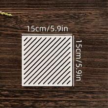 7pcs Sashiko Embroidery Stencils, Reusable PET Templates, Suitable For Canvas Art, Textile Crafts, Clothing, Coasters, Wall Decor - Multiple Shapes And Patterns, Cream White, Craft Supplies - Sets - View 2