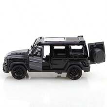 1pc (Bagged) Zinc Alloy Toy Car, Square Off-Road SUV Style, High-Quality Alloy Casting, Spring Function, Children's Toy, Suitable For Boys Aged 3+, Gift - Multicolor - View 11