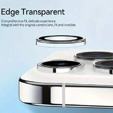 3pcs Transparent Camera Lens Protector Film, Compatible With IPhone 11-17 Series, Including 17/17 Pro/17 Pro Max/17 Air/16/16e/11/12/13/14/14 Pro/14 Pro Max/15/15 Plus/15 Pro Max, High-Quality Tempered Glass, Transparent - Clear - View 5