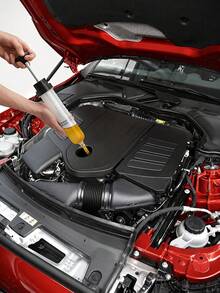 Dual Purpose Oil Suction & Refill Tool For Car & Motorcycle, Manual Fluid Extractor & Filler Syringe Pump, Hand Vacuum Pump For Motor Oil, Brake Fluid, Transmission Fluid, Coolant, Automotive Maintenance Repair Injection Tool - A - View 3