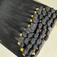 BINF 3Pcs Straight Human Hair Bundles 8‑30 Inch Virgin Remy Hair Weave Extensions, Natural Black Double Weft Hair For Halloween Party Cosplay Daily Styling - Natural Black - View 4