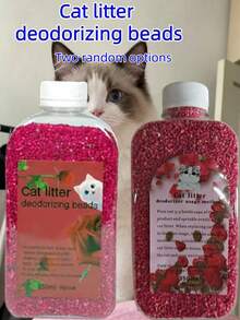 1 Bottle 350ml Cat Litter Deodorizer Beads, Long-Lasting Odor Control For Cat Litter Box, Deodorizer, Cat Supplies, Pet Supplies, Fresh Home Fragrance, Pet Deodorizer, Also Suitable For Other Small Animals (Multiple Scents Available) - Multicolor - View 14