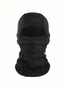 1pc/2pcs/3pcs Unisex Solid Color Single-Hole Balaclava Headwear Set, Full Face Mask For Cycling, Suitable For Daily Wear And Outdoor Activities - A - View 10