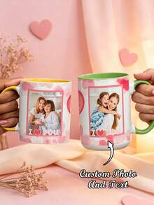 Customized Thank You Coffee Mug, Customized Thank You Gift Mug, Personalized Thank You Gift, Gift For Colleagues, Gift For Teachers, Mentor Gift - Multicolor - View 2