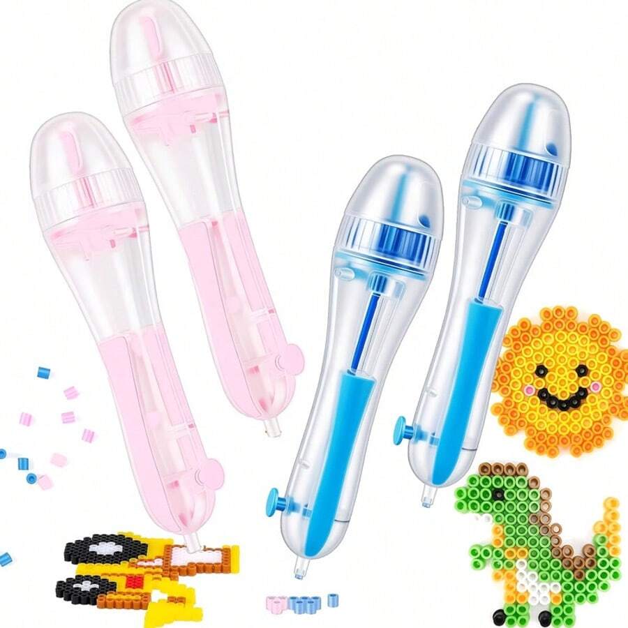 Perler Bead Pen, 5mm Perler Bead Tool With Non-Slip Grip, Suitable For DIY Crafts, Holidays, Beading, Scrapbooking, Holiday Gifts, Continuous Bead Dispensing Creative Craft Accessories - Single Piece - View 1