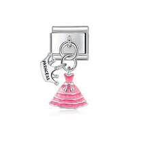 Elegant Single-Section Module With Italian Bracelet Pendant DIY Jewelry Making Kit, 306 Stainless Steel Single Pendant Airplane-Heart Lock And Flower Butterfly Multi-Function Jewelry Pieces Suitable For Everyone To Create Fashionable Bracelets And Other Personalized Creative Jewelry - Multicolor - View 12