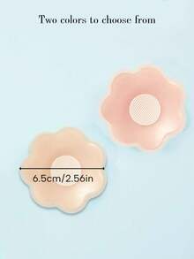 2-50pcs Silicone Adhesive Nipple Covers With Storage Bag, Suitable For Swimwear, Holiday Essentials, Travel Supplies, Adhesive Bras - Multicolor - View 6